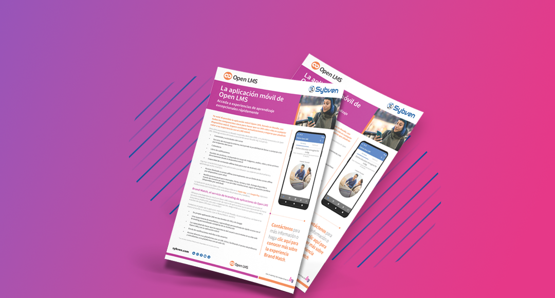 Folleto Open LMS Mobile App
