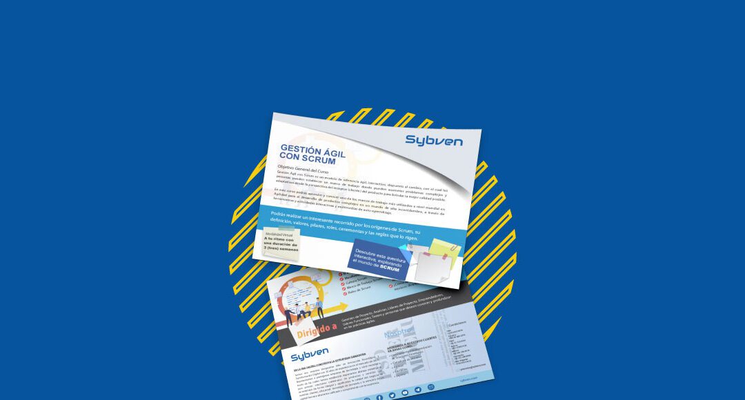 Folleto gestión ágil con scrum