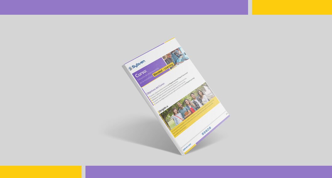 folleto filosofía del aula invertida en la modalidad Blended Learning