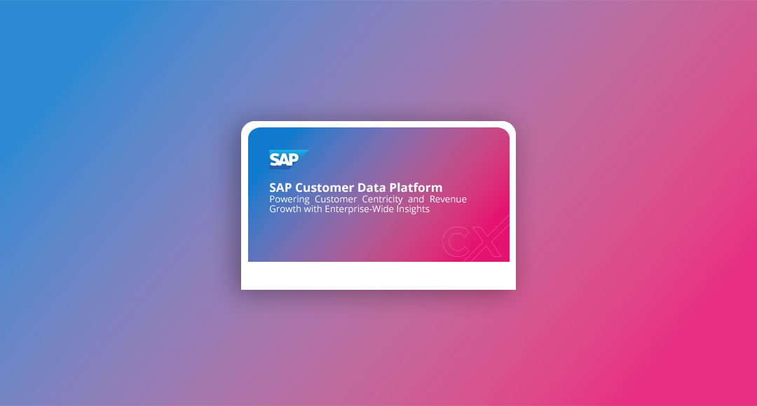 Video SAP Customer Data Platform